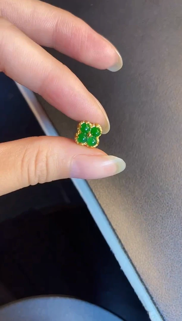 吊坠(不含链)银S925镶嵌翡翠1