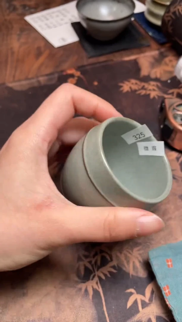 【闪购商品】茶盏325 福临号建盏主人杯（瑕疵介意勿拍）