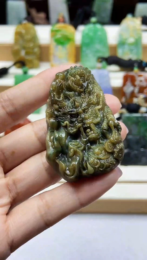 未镶嵌挂件翡翠翡翠A货