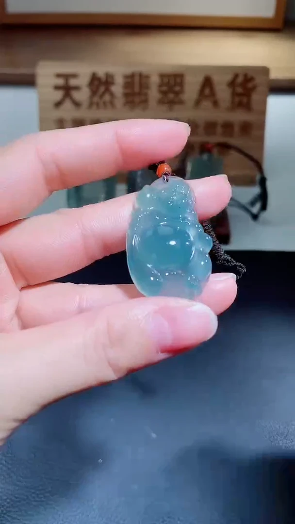 吊坠(不含链)未镶嵌翡翠布袋佛