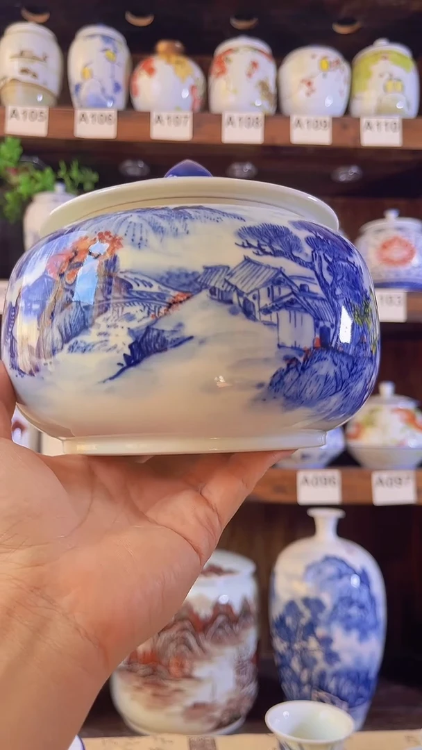 迎君陶瓷纯手工手绘3