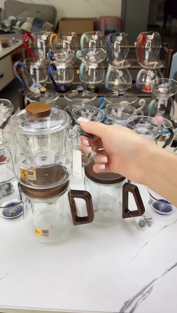 手工艺品玻璃禾器承隆杯