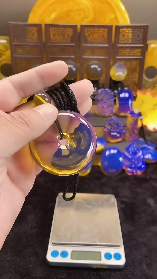 大平安扣天空蓝净水料