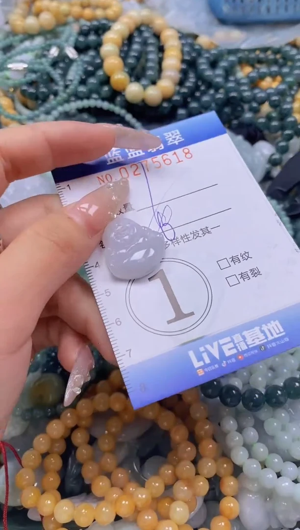 翡翠未镶嵌颈饰闪购0275618多样性发其一