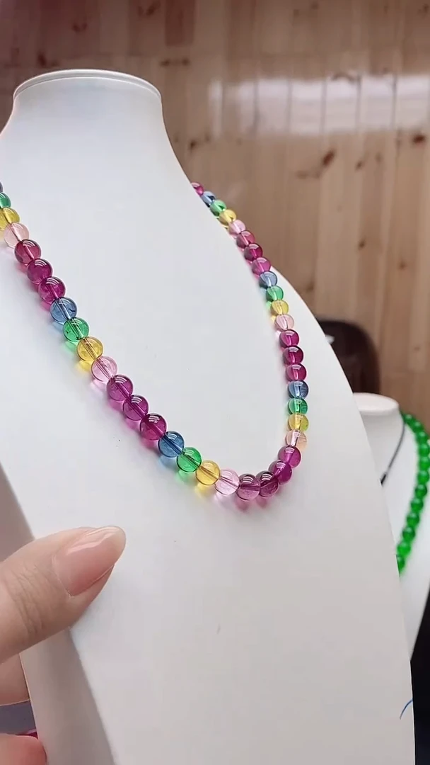 无非金属以图为准 拍下即可碧碧 桑葚紫 项链