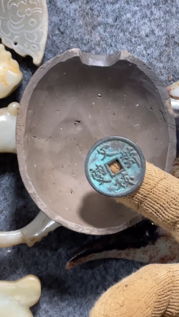 瓷片手工，手绘，瓷器