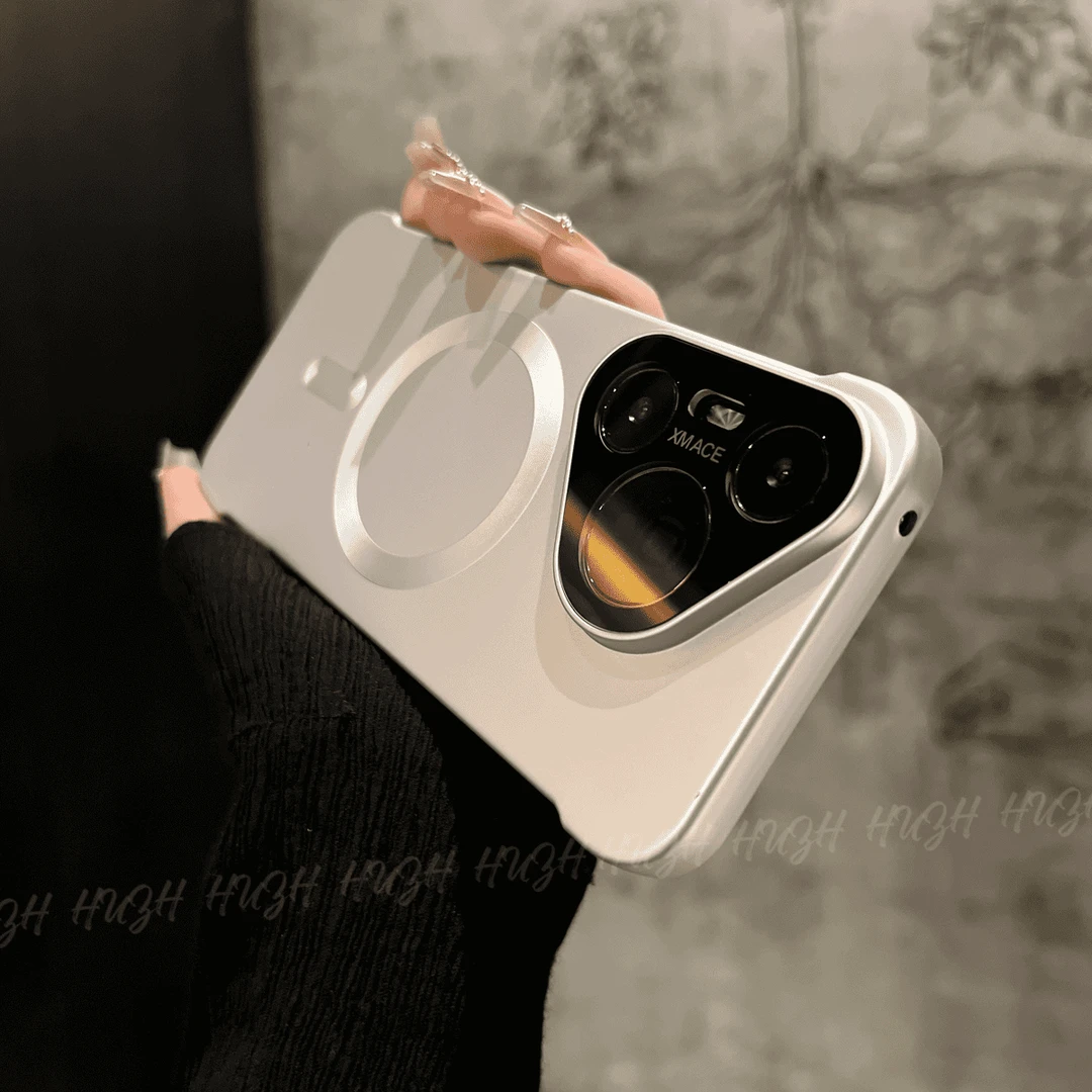 高级感适用华为pura70/80pro无边框磁吸手机壳p70pro简约镜头全包