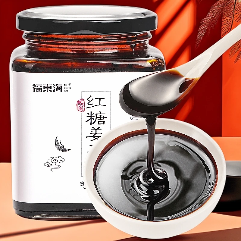福东海 红糖姜枣膏500g/瓶 女性大姨妈月经期生姜暖茶 三伏天常备