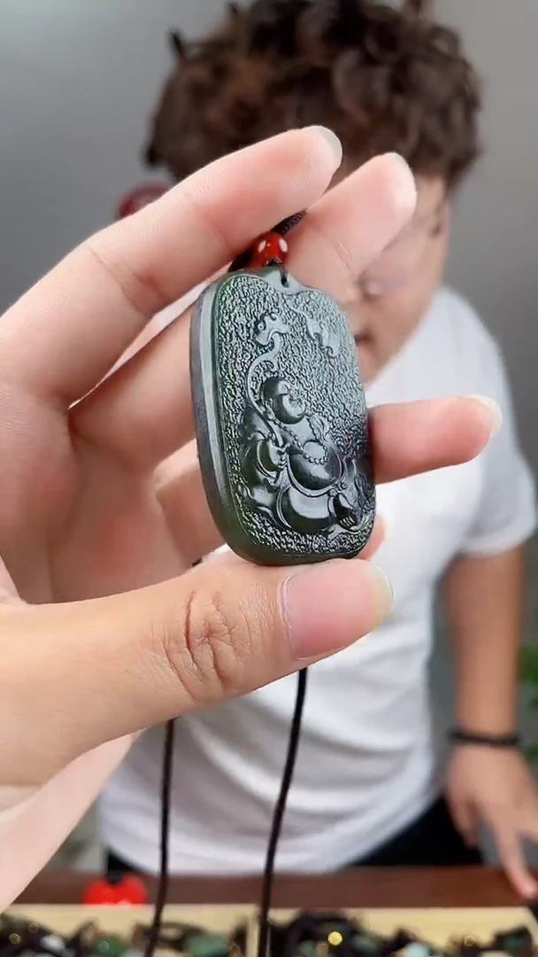 和田玉未镶嵌颈饰拍一发一，多样性发货