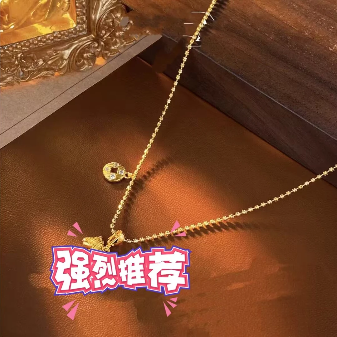 铜合金项链 《货号8970》马上有钱花项链（链长40+5）