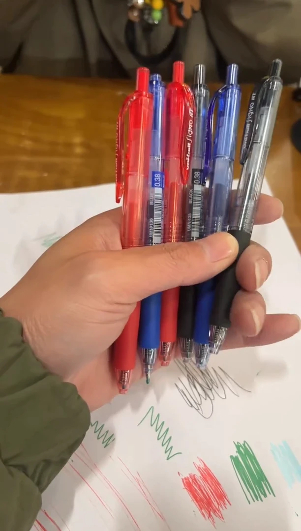 SL 0.38中性笔2黑+2红+2蓝