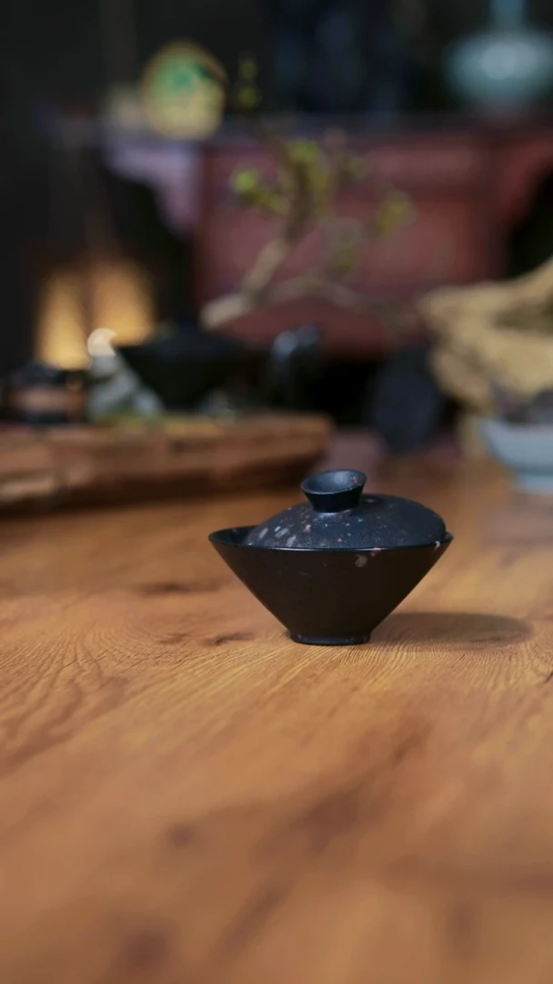 77老师手工作品，梅花玉，两才盖碗