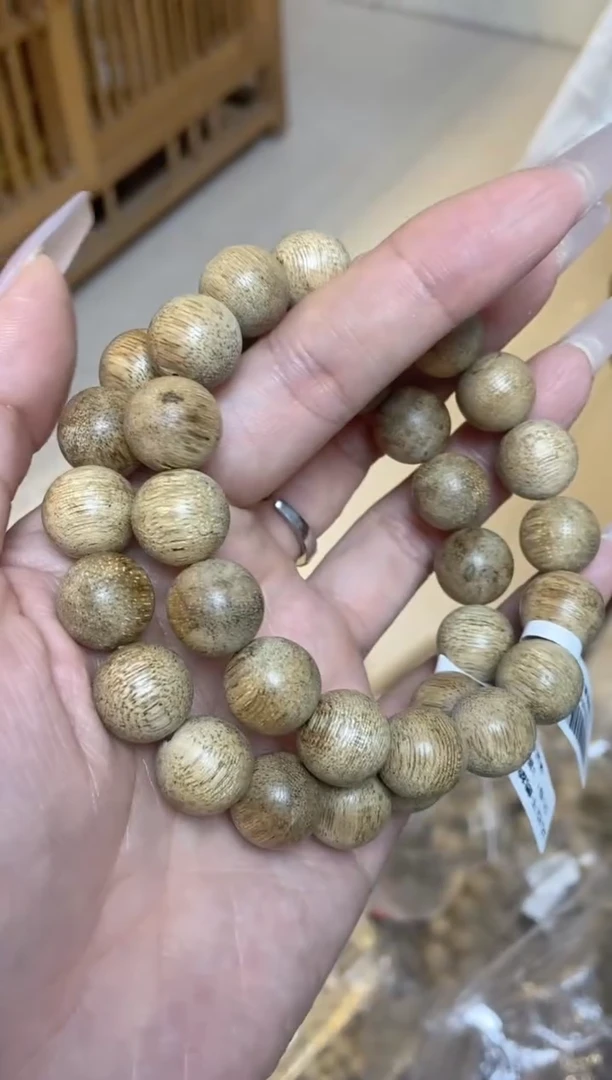 手串沉香 达拉干圆珠单圈1.3鹧鸪斑微瑕多样性发其一