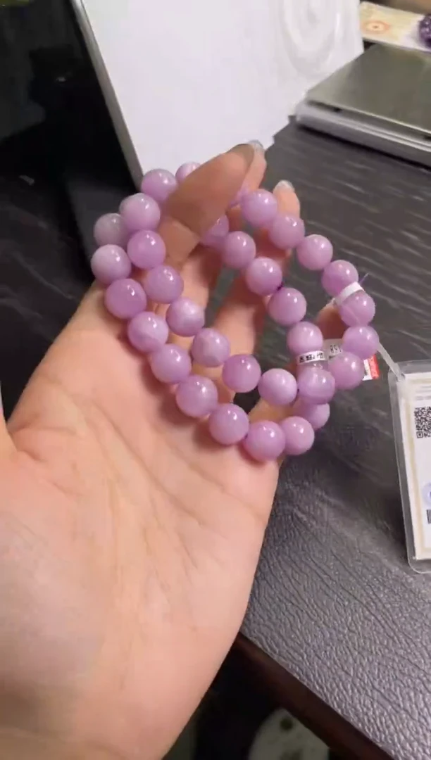 手链11±/x-240锂辉石未镶嵌紫锂辉多样性发一