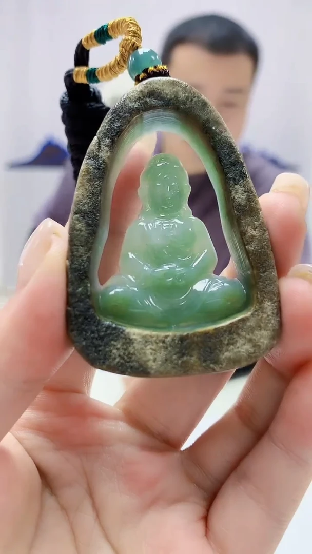 定制翡翠未镶嵌4898ms-毛货24观音