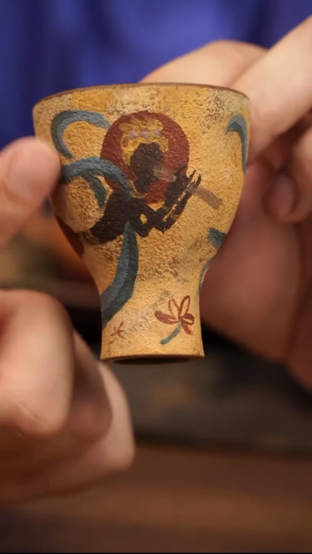 茶壶紫砂飞天主人杯  敦煌