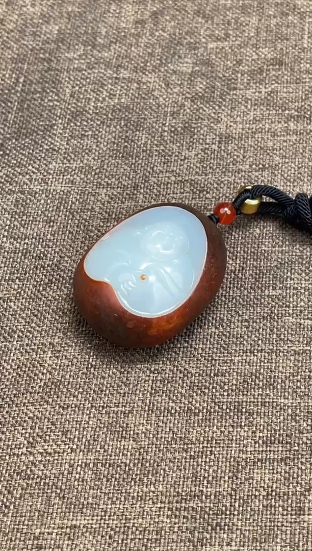 颈饰未镶嵌和田玉越*3213