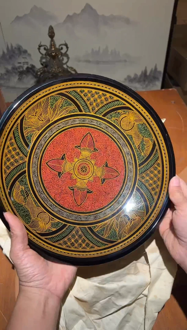 木A2087木上漆中古周边/