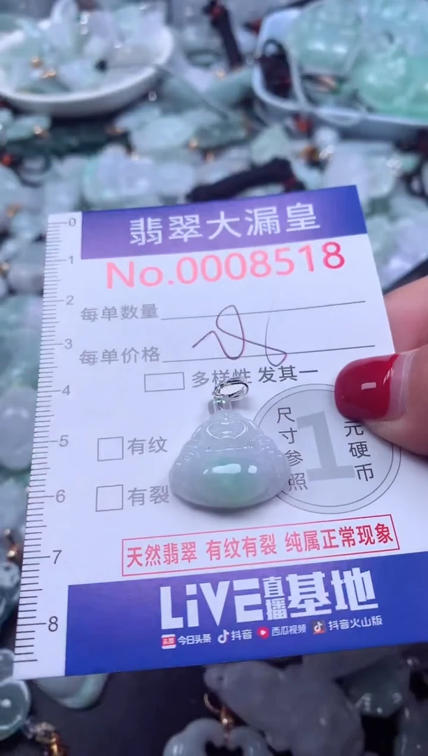颈饰未镶嵌翡翠8518
