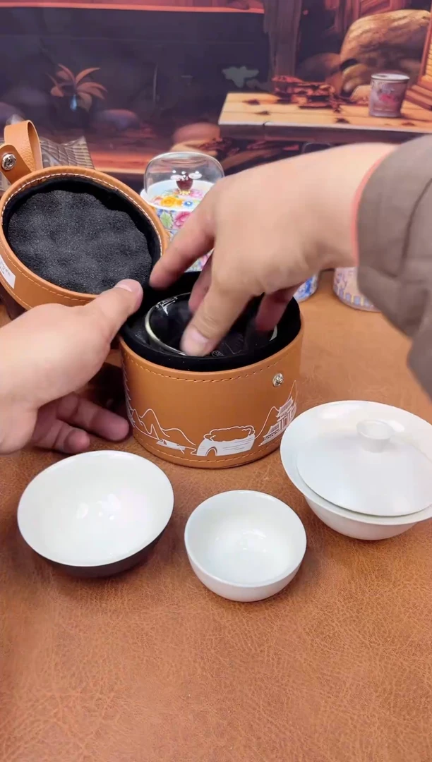 【闪购商品】陶瓷茶具摆件茶叶罐