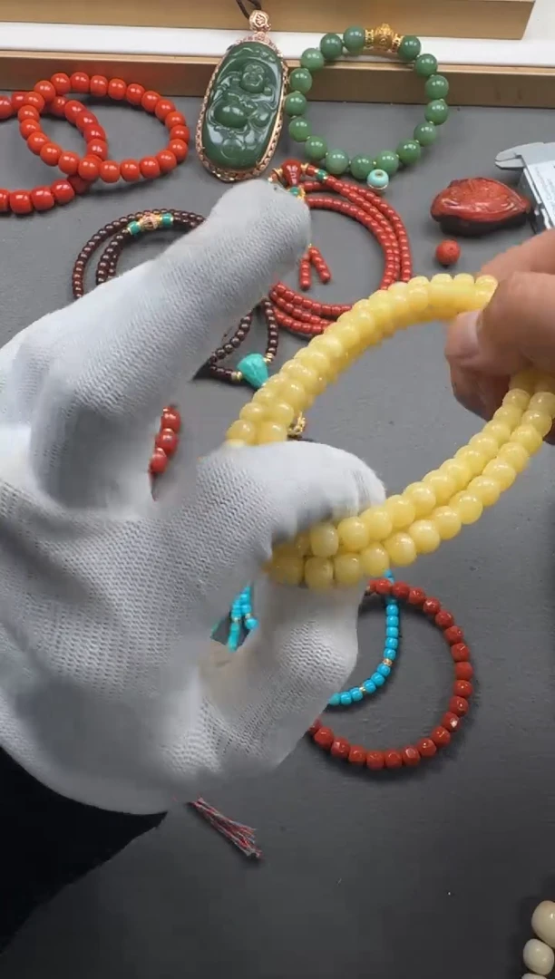 【闪购商品】蜜蜡裸石未镶嵌手串手串