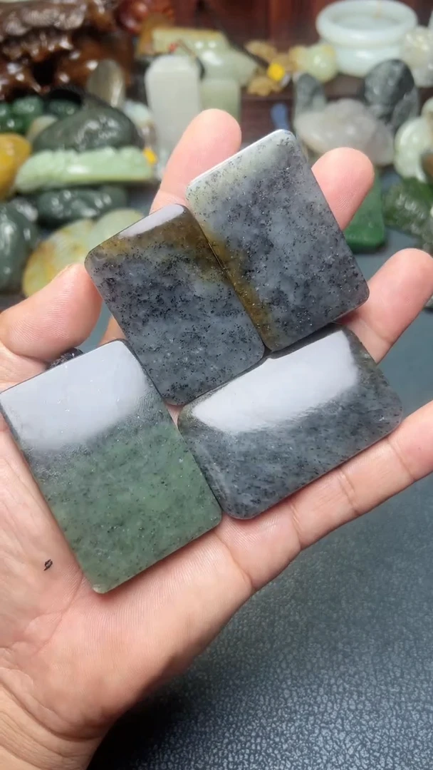 和田玉未镶嵌挂件4