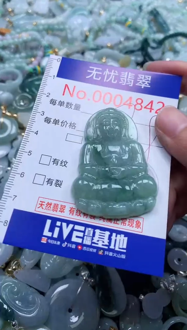 翡翠未镶嵌吊坠(不含链)4842