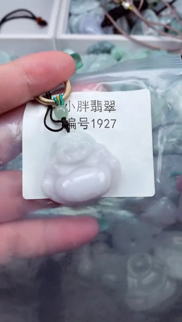 颈饰未镶嵌翡翠缅甸天然A货翡翠1927