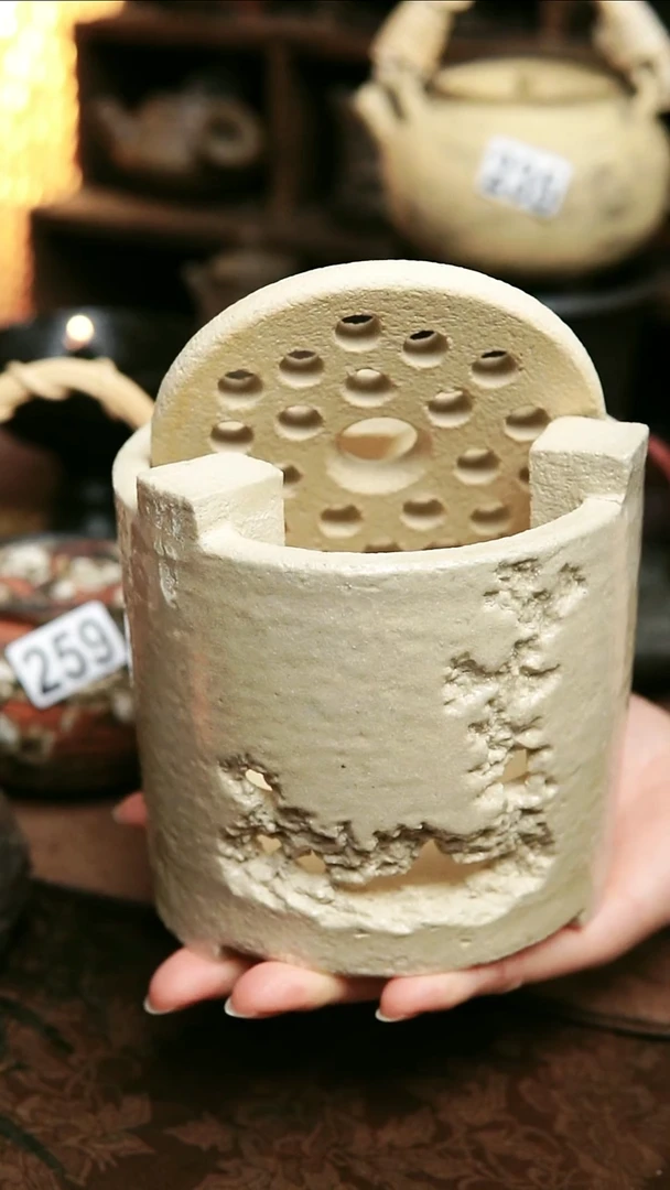 白色炭火炉全手工炉子