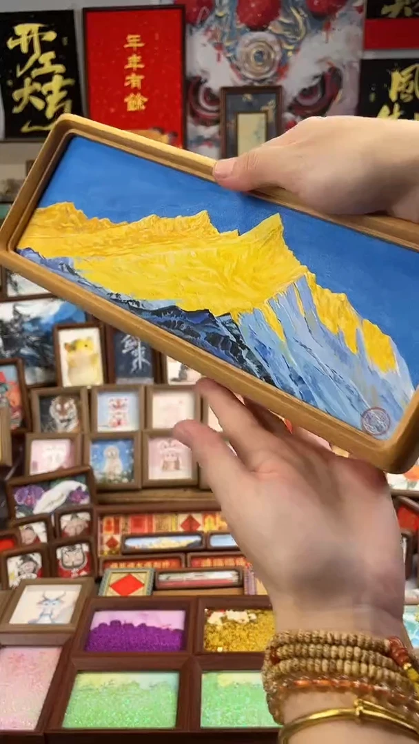 国画纯手绘书法绘画作品