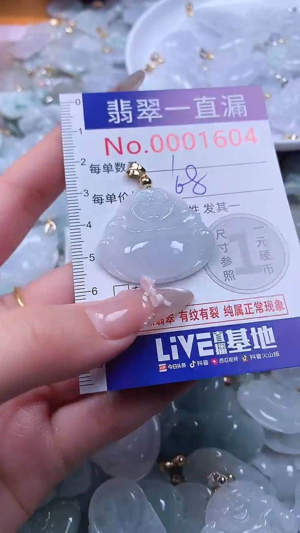 吊坠(不含链)未镶嵌翡翠1604