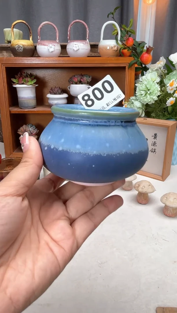 瓷片800知木小芳花盆编号
