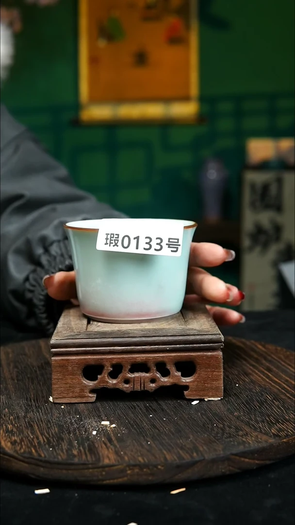 【闪购商品】原产地原矿钧瓷杯壶133
