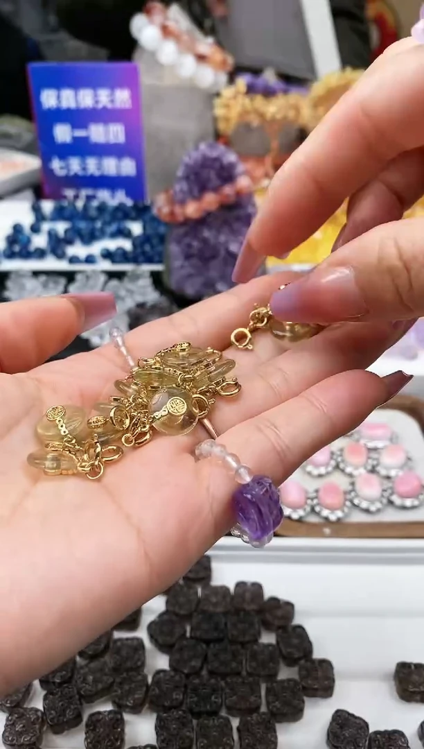【闪购商品】水晶颈饰未镶嵌108a多样性发其一2/7/1个