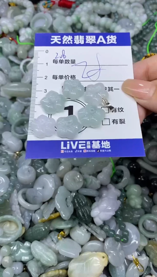 颈饰未镶嵌翡翠天然翡翠A货批量多样性发一件