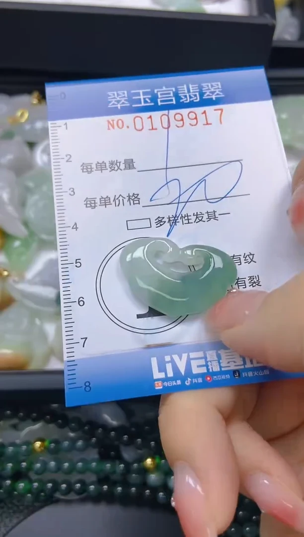 翡翠未镶嵌颈饰闪购0109917