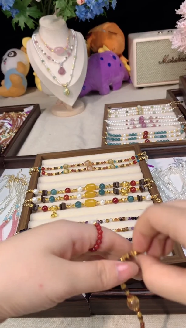 未镶嵌手链水晶多宝椰壳手链