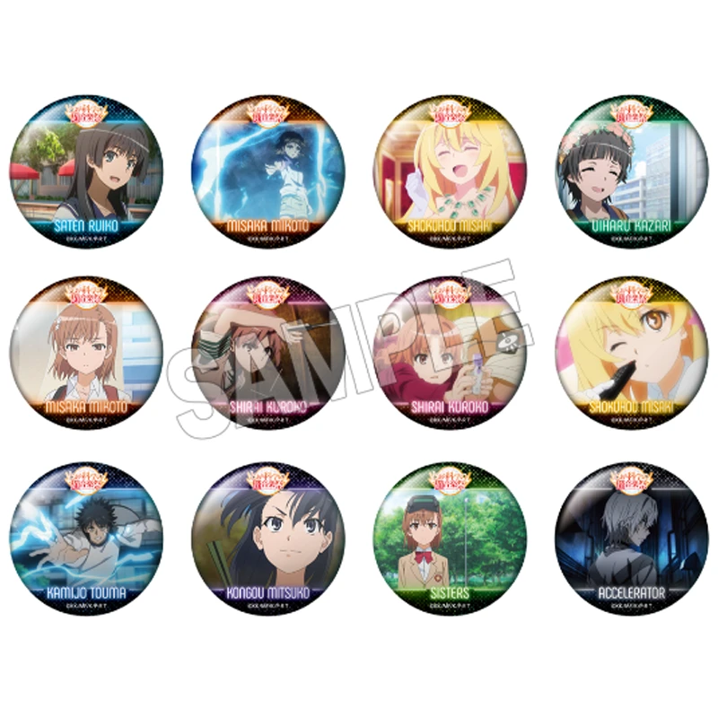 【某科学超电磁炮】音乐祭 吧唧 徽章 正版日谷（代拆）