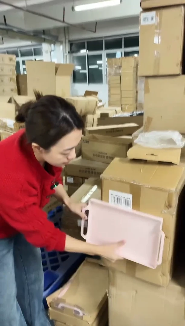 合金03铁艺托盘粉色