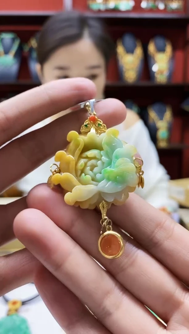 颈饰未镶嵌翡翠翡翠吊坠