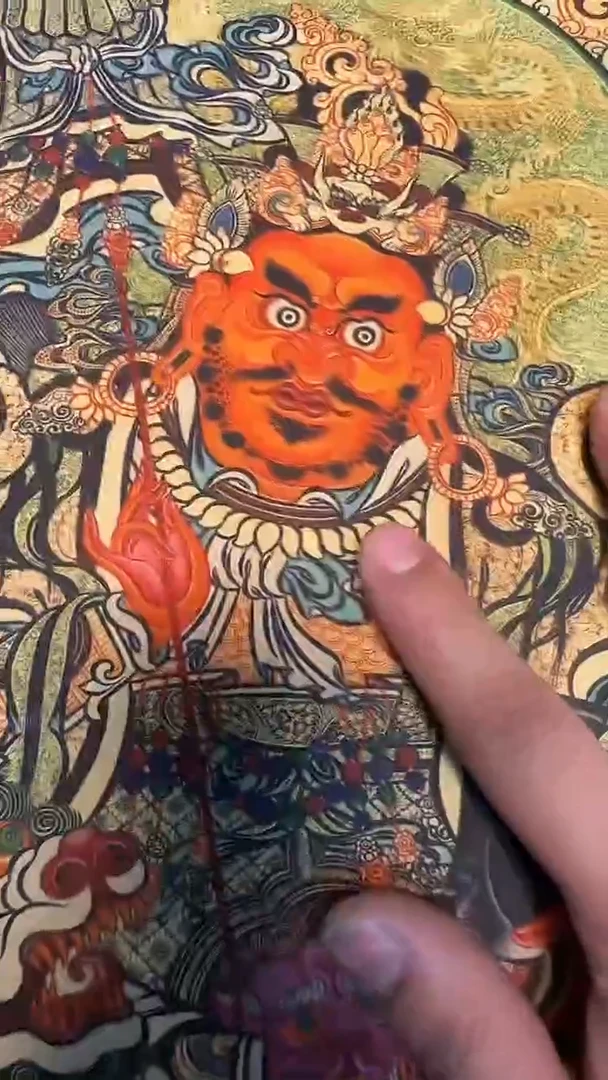 卷轴画古或今藏甄选唐卡053