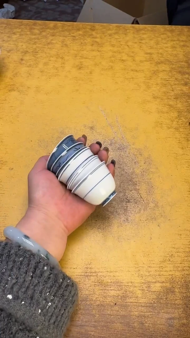 瓷器瓷器瑕疵破破168六件