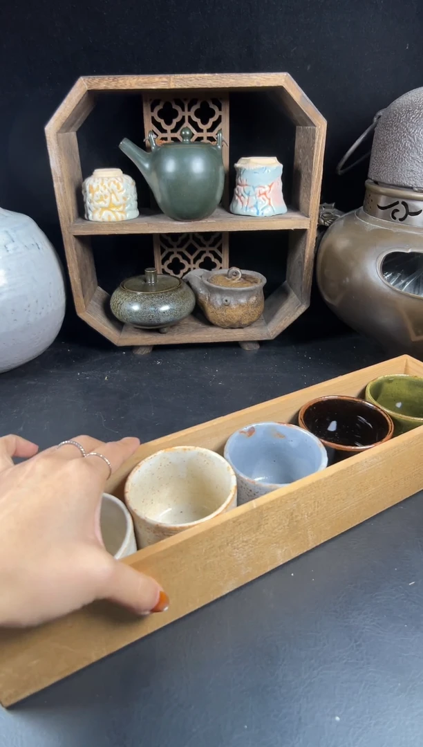 茶道陶瓷茶具套装