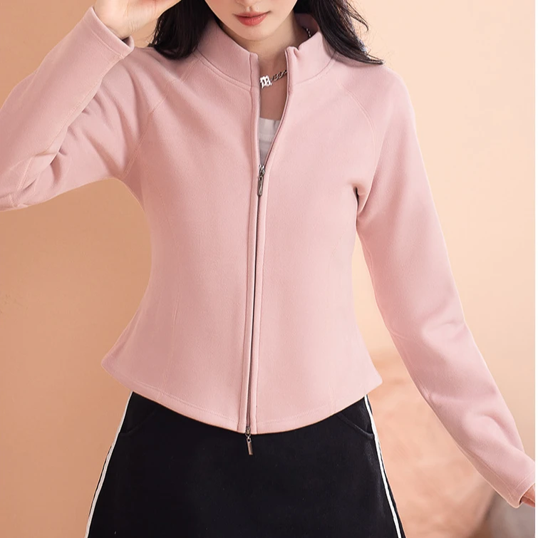 秋季新款百搭舒适小蛮腰外套 H869