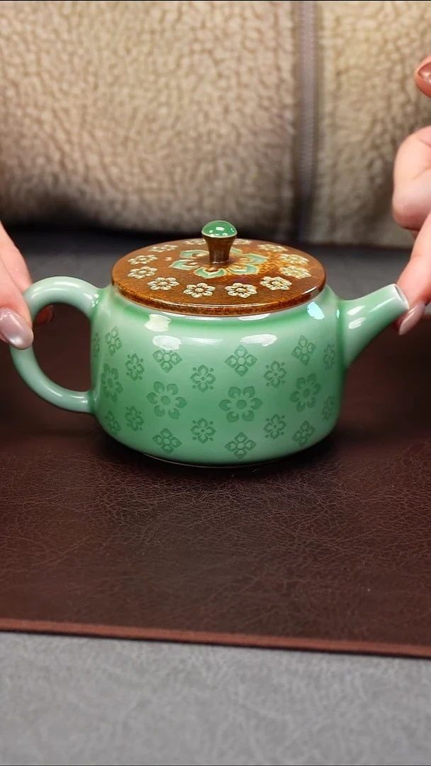 青瓷手工茶器包邮