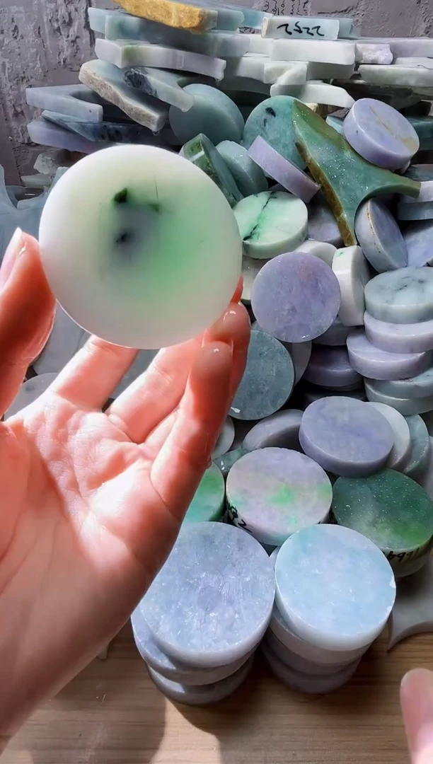 裸石翡翠天然翡翠A货玉 南 001