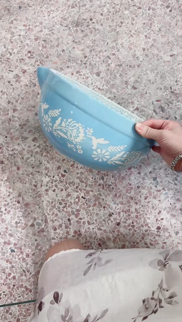 瓷导流碗单个装-蓝色