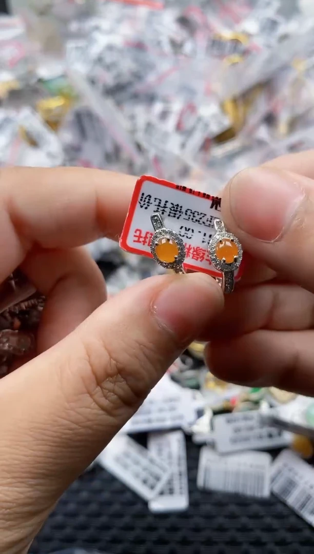 翡翠戒指银S925镶嵌9999---5