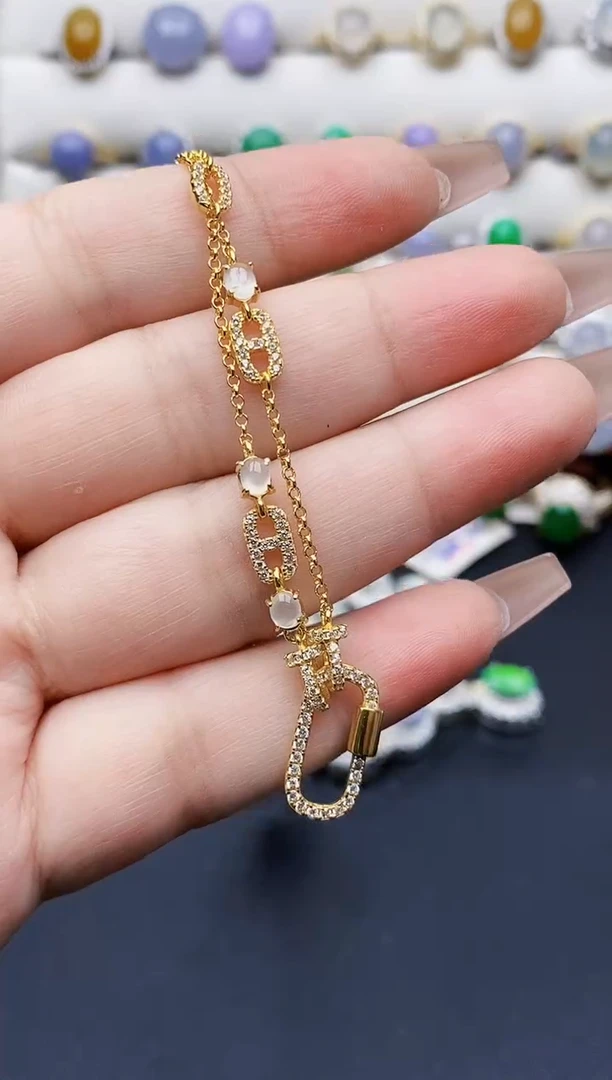 银S925镶嵌戒指翡翠1392