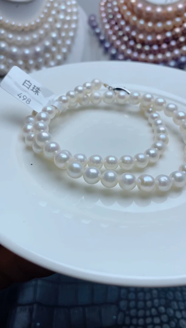 淡水珍珠未镶嵌颈饰0027